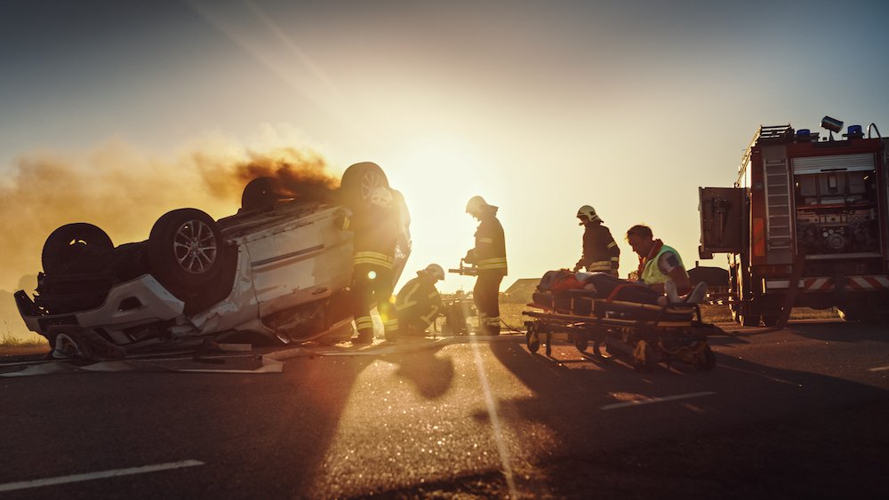 Emergency Responers at accident site