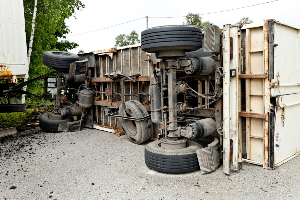 Accidente de comiones en Texas