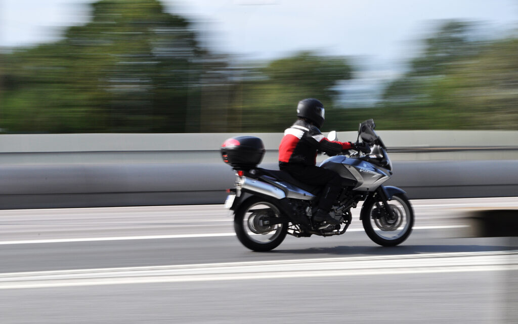 man on a motorcycle